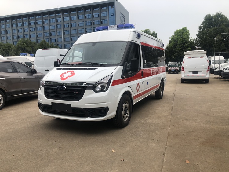 福特新世代V348长轴中顶救护车